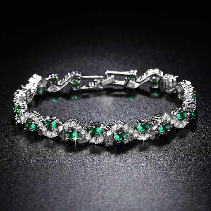 Link, Chain Design Creative S-shaped Zircon Bracelet Micro-inlaid Women For Party Birthday Gift, Black
Link, Chain Design Creative S-shaped Zircon Bracelet Micro-inlaid Women For Party Birthday Gift, Black