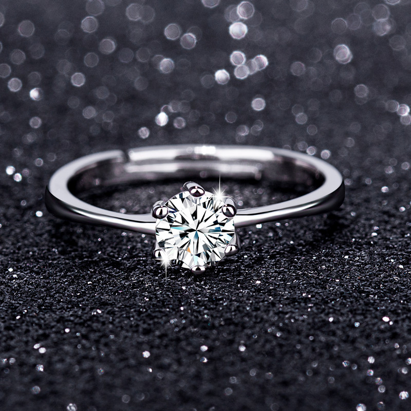 Sterling Silver Platinum Plated Classic Diamond Solitaire Ring Ladies Couple Lovers Wedding Holiday Gift Jewelry
Sterling Silver Platinum Plated Classic Diamond Solitaire Ring Ladies Couple Lovers Wedding Holiday Gift Jewelry