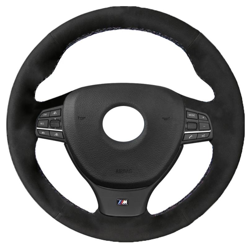Alcantara Genuine Leather Hand-stitched Car Steering Wheel Cover For M Sport F10 F11 (Touring) F07 F12 F13 F06 F01 F02 M5 Covers
Alcantara Genuine Leather Hand-stitched Car Steering Wheel Cover For M Sport F10 F11 (Touring) F07 F12 F13 F06 F01 F02 M5 Covers