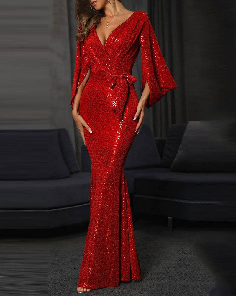 Sparkly Sequined Champagne Red Mermaid African Prom Dresses 2022 Long Sleeve Graduation Formal Dress Plus Size Evening Gowns
Sparkly Sequined Champagne Red Mermaid African Prom Dresses 2022 Long Sleeve Graduation Formal Dress Plus Size Evening Gowns