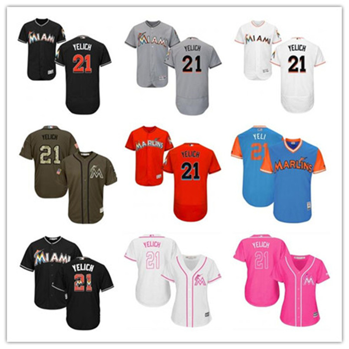 men women youth Christian 21 Yelich baseball jerseys Miami Marlin Replica Blue Alternate Cool Base Baseball Wear, Blue;black
men women youth Christian 21 Yelich baseball jerseys Miami Marlin Replica Blue Alternate Cool Base Baseball Wear, Blue;black