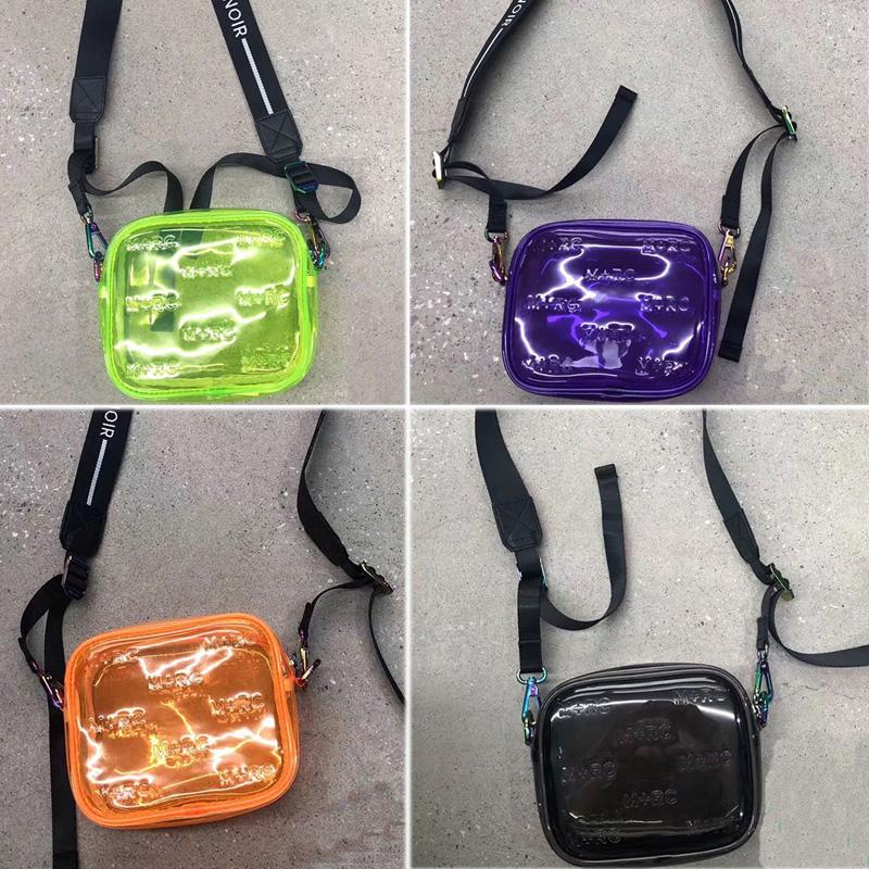 Waist Bags Streetwear M+RC NOIR Crossbody Boy Girl Couple Purple Orange Black Fluorescent Green Transparent Shoulder Bag, Sky blue
Waist Bags Streetwear M+RC NOIR Crossbody Boy Girl Couple Purple Orange Black Fluorescent Green Transparent Shoulder Bag, Sky blue