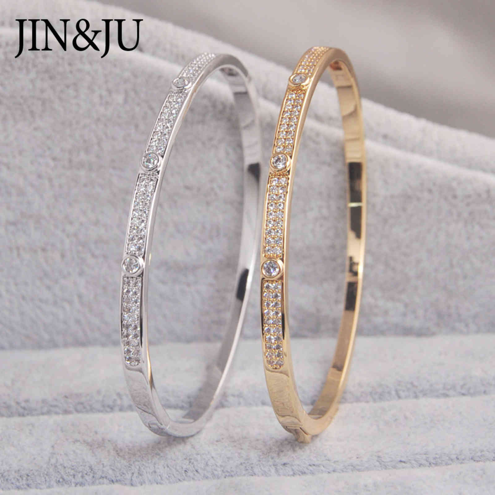JIN&JU Gold Color Charm Bracelets&Bangles For Women Birthday Gift Copper Cubic Zirconia Cuff Braclet Femme Dubai Fashion Jewelry
JIN&JU Gold Color Charm Bracelets&Bangles For Women Birthday Gift Copper Cubic Zirconia Cuff Braclet Femme Dubai Fashion Jewelry