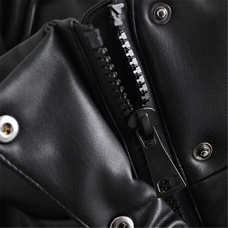 Casual Woman Black Loose Leather Warm Vest Spring Fashion Ladies Oversized Sleeveless Outwear Female Cool PU Tank 210515