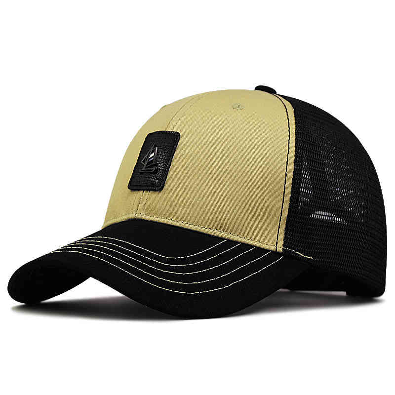 Big Head Man Plus Size Baseball Cap Men Summer Cotton Mesh Trucker Hat Male 3d Large Size Hats 56-60cm 60-68cm 220209