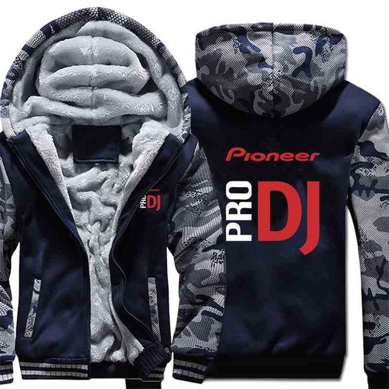 Hoodies Camouflage sleeve Jacket Hoody Zipper Winter Fleece Pioneer DJ Pro Sweatshirt, As picture
Hoodies Camouflage sleeve Jacket Hoody Zipper Winter Fleece Pioneer DJ Pro Sweatshirt, As picture