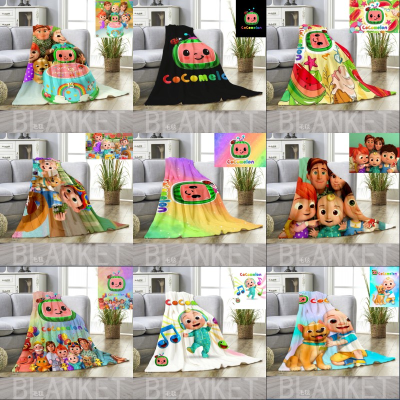 Kids Cartoon Blanket Cocomelon Ji 3D Printing Flannel Blankets Bed Sheet Summer Nap Quilt Cover Beddings CoCo Melon Carpet 1629 Y2
Kids Cartoon Blanket Cocomelon Ji 3D Printing Flannel Blankets Bed Sheet Summer Nap Quilt Cover Beddings CoCo Melon Carpet 1629 Y2