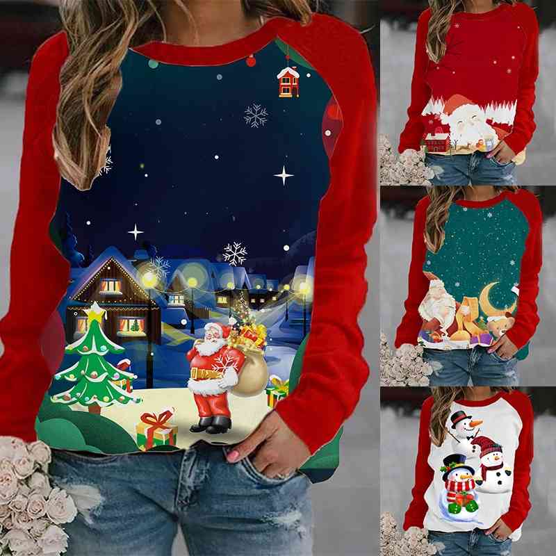 Merry Christmas Tree Print Casual Shirt Long Sleeve Loose Women Clothes Graphic Shirts Femme ops ee Fall Clothing 210603, Fd155 brown
Merry Christmas Tree Print Casual Shirt Long Sleeve Loose Women Clothes Graphic Shirts Femme ops ee Fall Clothing 210603, Fd155 brown