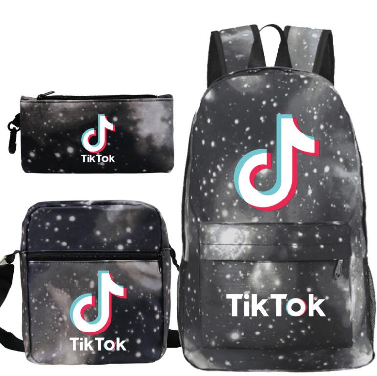 Tik Tok 3Pcs/Set Girls AND Boys School Bags Super Printing Backpack Children Casual Book Primary Students
Tik Tok 3Pcs/Set Girls AND Boys School Bags Super Printing Backpack Children Casual Book Primary Students