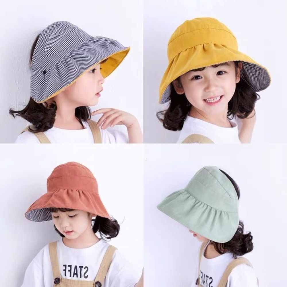 Sun hat for children Parent child fisherman's children's hat with sunscreen on both sides, Yellow
Sun hat for children Parent child fisherman's children's hat with sunscreen on both sides, Yellow