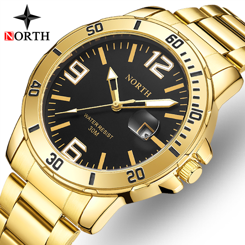 NORTH Top Brand Luxury Men Watch New Fashion Casual Sport Waterproof Steel Belt Quartz Watch Date Mens Watches Relogio Masculinog, Silver black
NORTH Top Brand Luxury Men Watch New Fashion Casual Sport Waterproof Steel Belt Quartz Watch Date Mens Watches Relogio Masculinog, Silver black