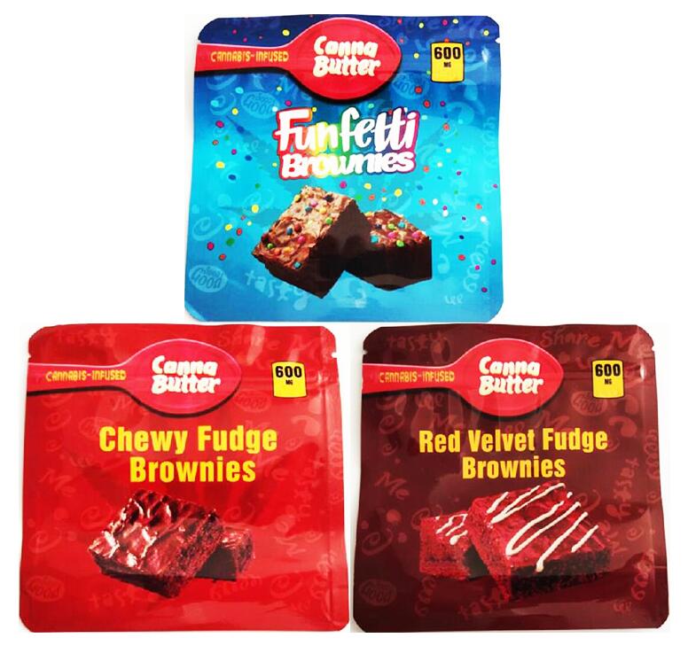 Gummy edibles chocolate Brownie packing bags red velvet Mylar chewy fudge bites caramal funfetti neo packaging
Gummy edibles chocolate Brownie packing bags red velvet Mylar chewy fudge bites caramal funfetti neo packaging
