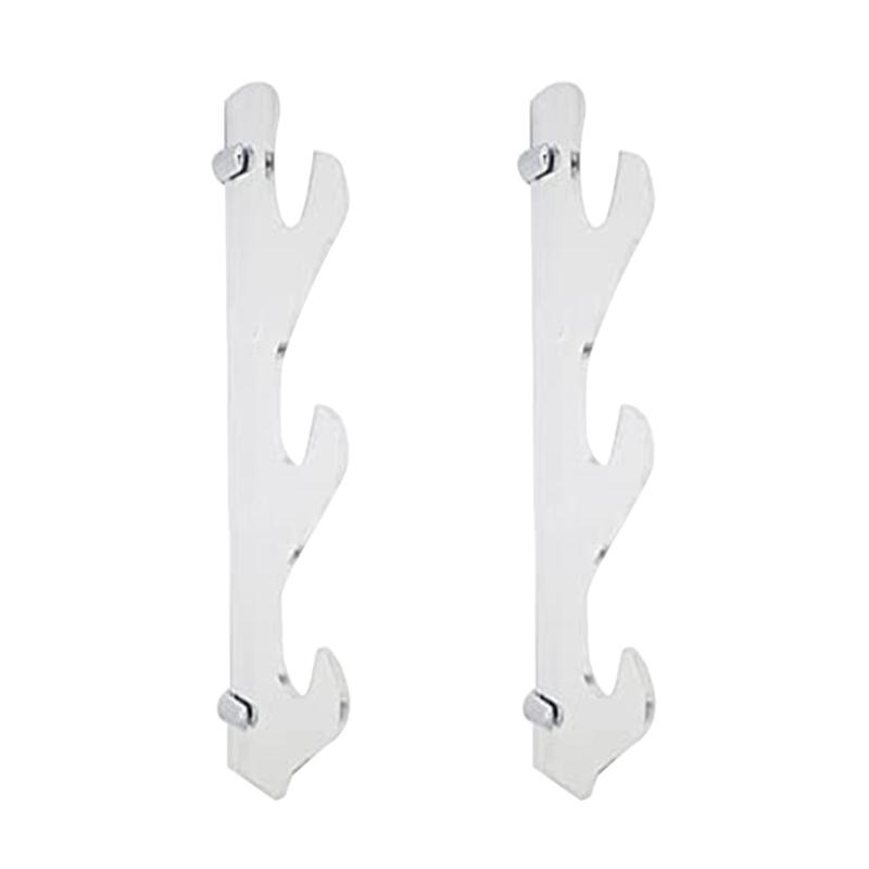 Hooks & Rails 1pair Portable Home Decor For Katana Easy Install Display Stand With Screw Universal Wall Mounted Acrylic Sword Rack Accessori
Hooks & Rails 1pair Portable Home Decor For Katana Easy Install Display Stand With Screw Universal Wall Mounted Acrylic Sword Rack Accessori
