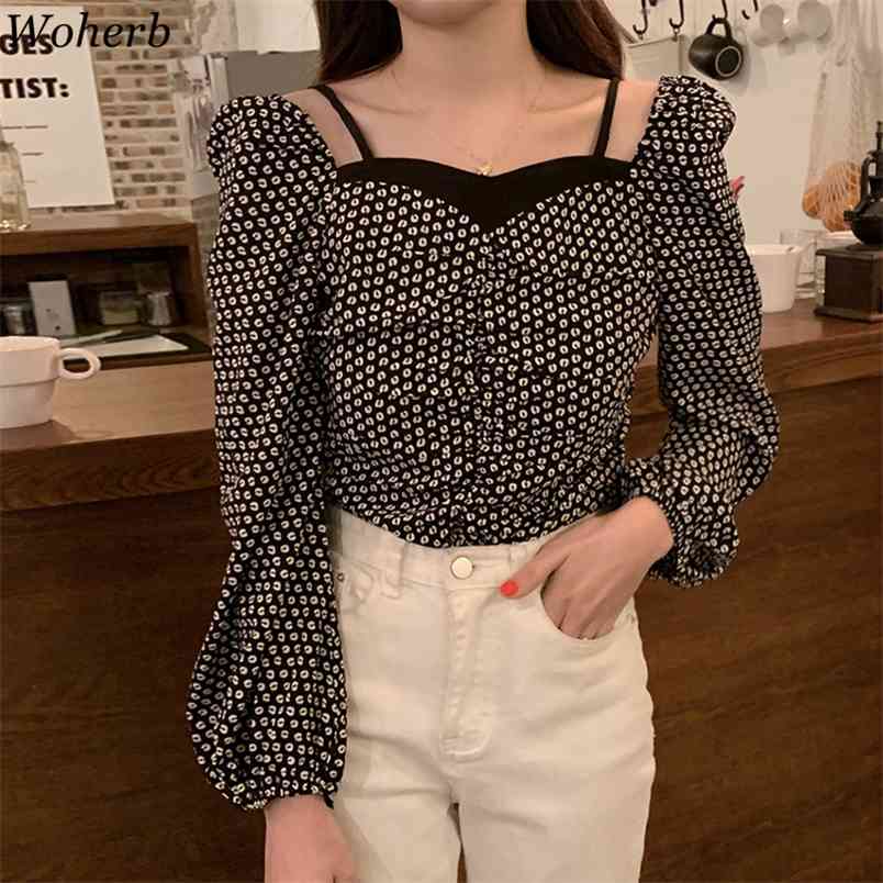 Vintage Print Blouse Fale Two Pieces Elegant Tops Women Shirt Long Puff Sleeve Korean Style Blouses Summer Causal Blusas 210519, Apricot
Vintage Print Blouse Fale Two Pieces Elegant Tops Women Shirt Long Puff Sleeve Korean Style Blouses Summer Causal Blusas 210519, Apricot