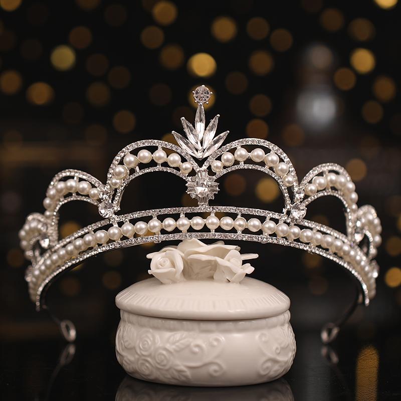 Hair Clips & Barrettes Deisgn Queen Princess Tiaras And Crowns Wedding Accessories Pearls Crystal Silver Color Diadems Girls Women Jewelry, Golden;silver
Hair Clips & Barrettes Deisgn Queen Princess Tiaras And Crowns Wedding Accessories Pearls Crystal Silver Color Diadems Girls Women Jewelry, Golden;silver