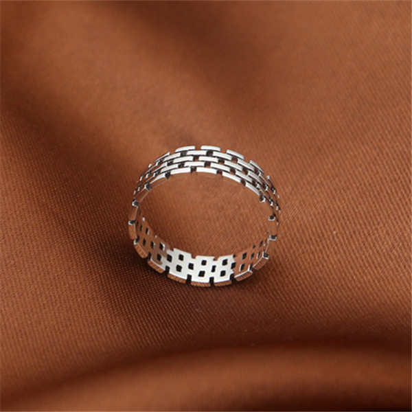 High quality 925 sterling silver braided band rings American Europe antique handmade designer punk Luxury jewelry accessories