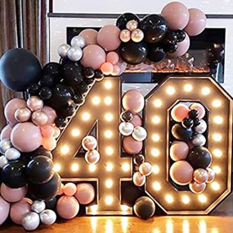 Party Decoration 117Pcs Black Pink Silver Gold Balloon Garland Kit Latex Arch Metallic Balloons For Weeding Decor
Party Decoration 117Pcs Black Pink Silver Gold Balloon Garland Kit Latex Arch Metallic Balloons For Weeding Decor