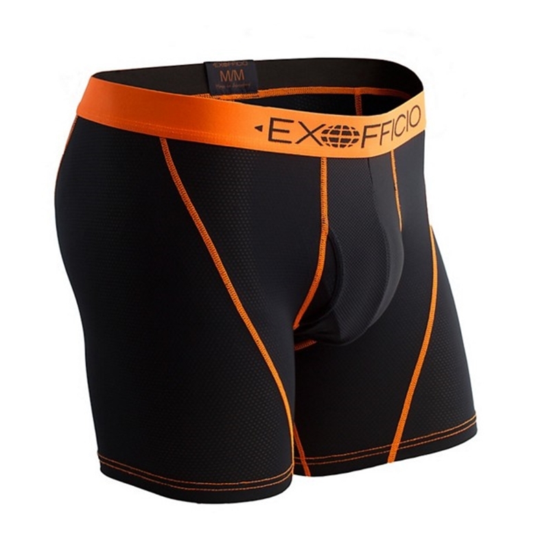 Ex officio Exofficio Men Sports Mesh 6 Boxer Quick Drying Lightweight Breathable Men Underwear Tight USA Size S-XXL 210730