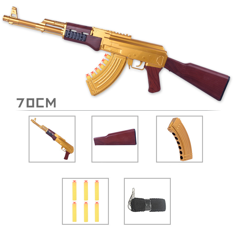 AK47 Soft Bullet Toy Gun Manual Pneumatic Rifle For Adults Kids Birthday Gift Outdoor Games