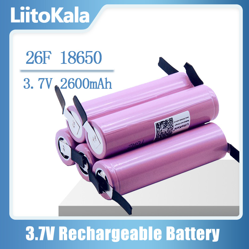 LiitoKala 100% original New INR18650 battery 3.7V 18650 3000mAh INR18650 30Q li-ion Rechargeable Batteries Continuous For Drone Power Tools+DIY nicke