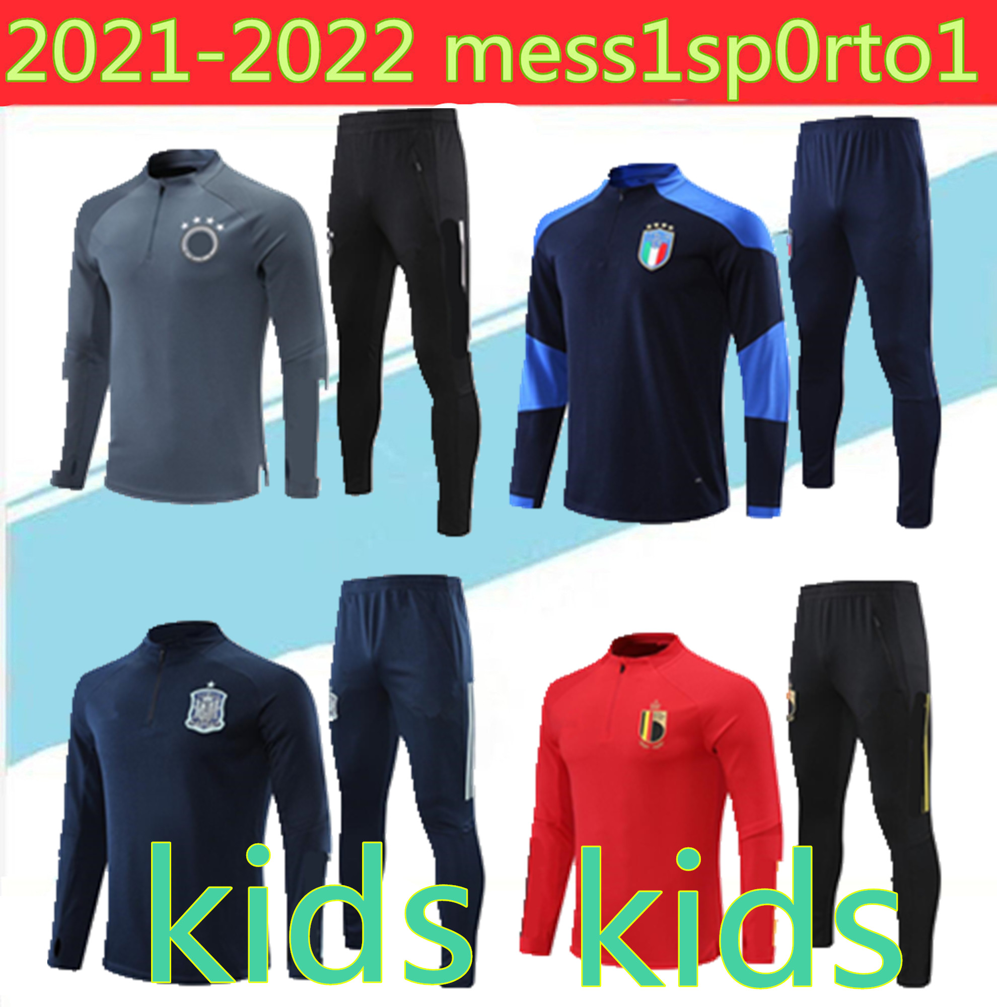 2021 kids National Team Germany Italy Spain WERNER KIMMICH BRANT jacket half pull football training suit, Black
2021 kids National Team Germany Italy Spain WERNER KIMMICH BRANT jacket half pull football training suit, Black