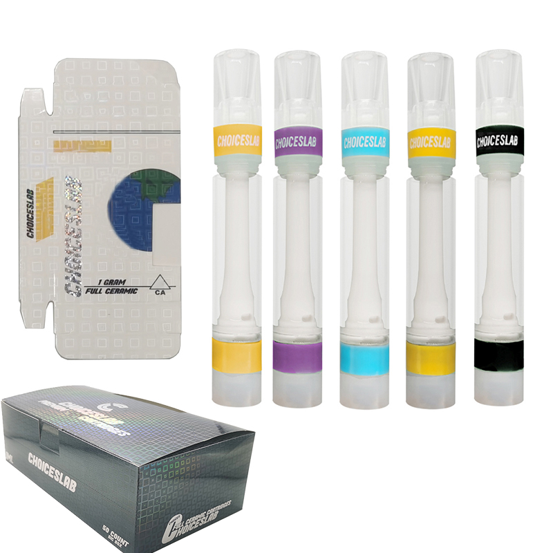 Choiceslab Vape Cartridge Full Ceramic 510 Thread Vapes Pen Empty Atomizer 0.8ML E Cigarettes Carts Glass Thick Oil Vaporizer Pens Snap On Round Tips
Choiceslab Vape Cartridge Full Ceramic 510 Thread Vapes Pen Empty Atomizer 0.8ML E Cigarettes Carts Glass Thick Oil Vaporizer Pens Snap On Round Tips