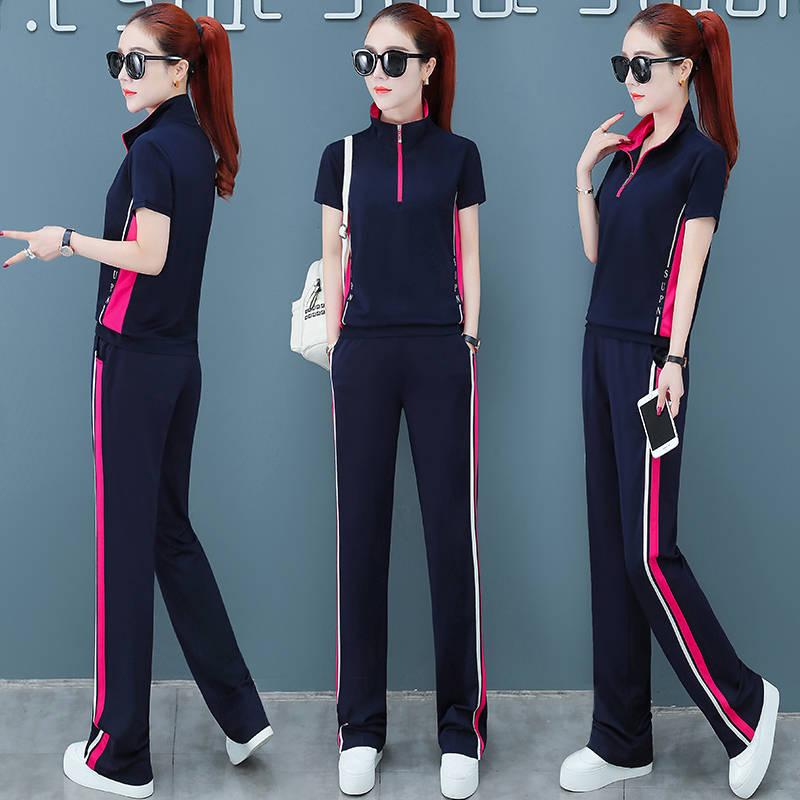 Piece Set Tracksuit Women Striped Two Top And Pants Femme Clothes Elastic Waist Long Lounge Wear Dress