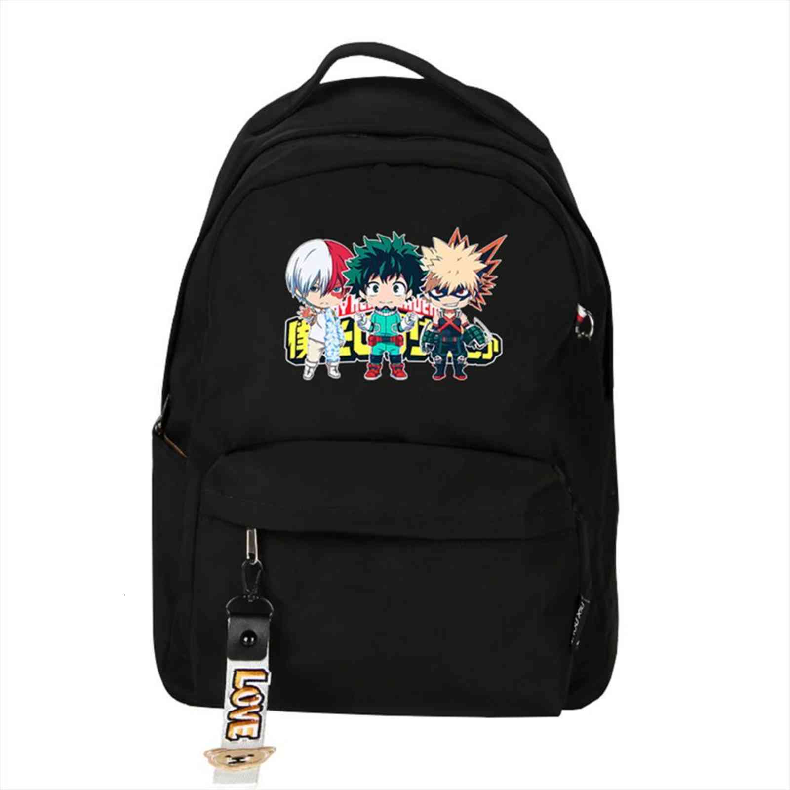 My Hero Academia Midoriya Izuku Women Cute Back Pack Kawaii School Bags Waterproof Travel Backpack Anime Laptop Bagpack Rugzak