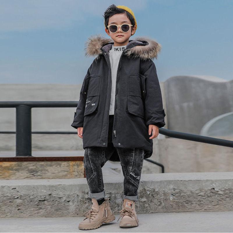 Down Coat Winter Children Clothing Snow Parka Thickening Plus Velet Cotton-padded Warm Jackets For Girls Pocket Boy Hooded, Blue;gray
Down Coat Winter Children Clothing Snow Parka Thickening Plus Velet Cotton-padded Warm Jackets For Girls Pocket Boy Hooded, Blue;gray