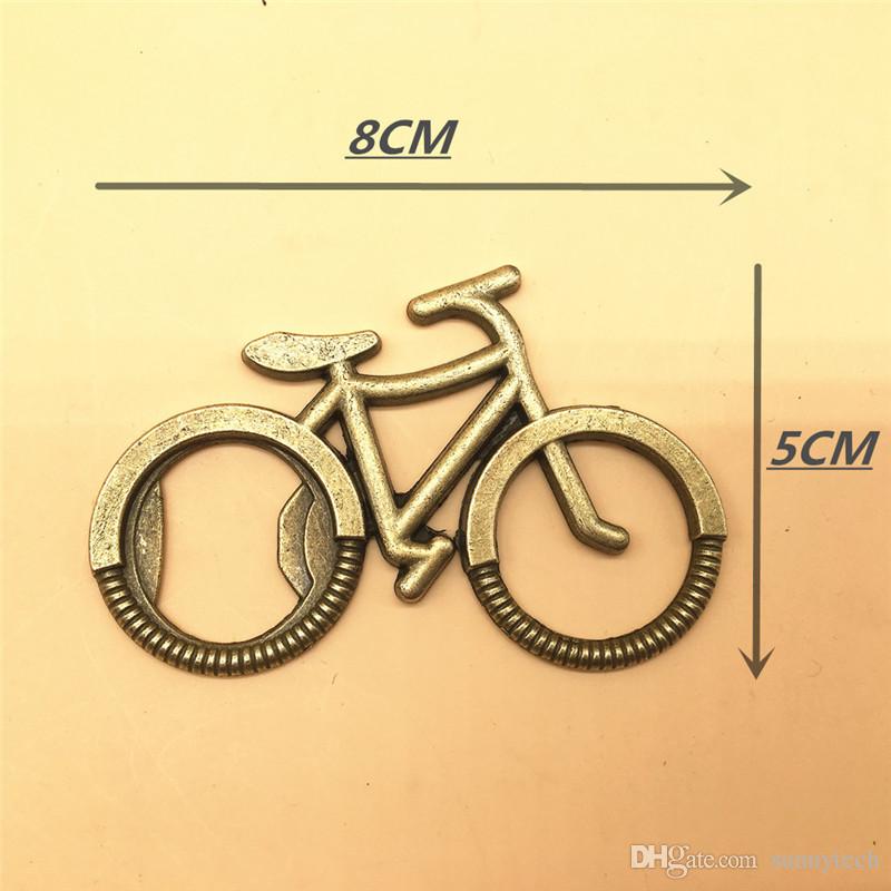 Bicycle Metal Beer Bottle Opener Cute key rings for bike lover Wedding Anniversary Party Gift Bike keychain New Free shipping