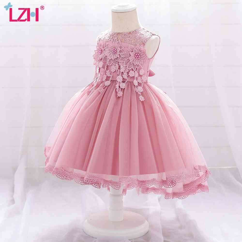 Girl's LZH New Toddler Baby Girl Wedding Dress Flower Lace Sleeveless Princess Dresses Kids Party Vestidos for 1 Years Birthday 1023, Pink
Girl's LZH New Toddler Baby Girl Wedding Dress Flower Lace Sleeveless Princess Dresses Kids Party Vestidos for 1 Years Birthday 1023, Pink