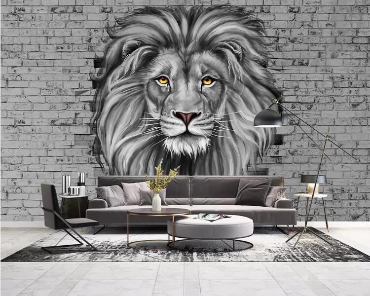 Wallpapers Custom Po Wallpaper Modern Black And White Lion Mural Living Room Kids Bedroom Background Wall Painting Creative Art Frescoes, Silk cloth
Wallpapers Custom Po Wallpaper Modern Black And White Lion Mural Living Room Kids Bedroom Background Wall Painting Creative Art Frescoes, Silk cloth