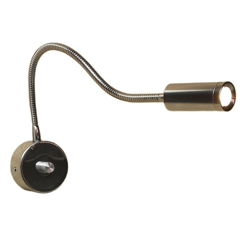 Topoch Minimalist Car Reading Light DC12V Lamps Knob Dimming 15%-100% Tight 360mm Adjustable Alumimum Hose Integral LED 3W Chrome Finish for Camper Marine
Topoch Minimalist Car Reading Light DC12V Lamps Knob Dimming 15%-100% Tight 360mm Adjustable Alumimum Hose Integral LED 3W Chrome Finish for Camper Marine