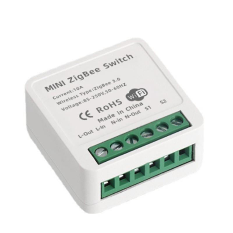 Smart Home Control Tuya Zigbee Mini Diy Switch 10A Life App Voice Automation Relay Module
Smart Home Control Tuya Zigbee Mini Diy Switch 10A Life App Voice Automation Relay Module
