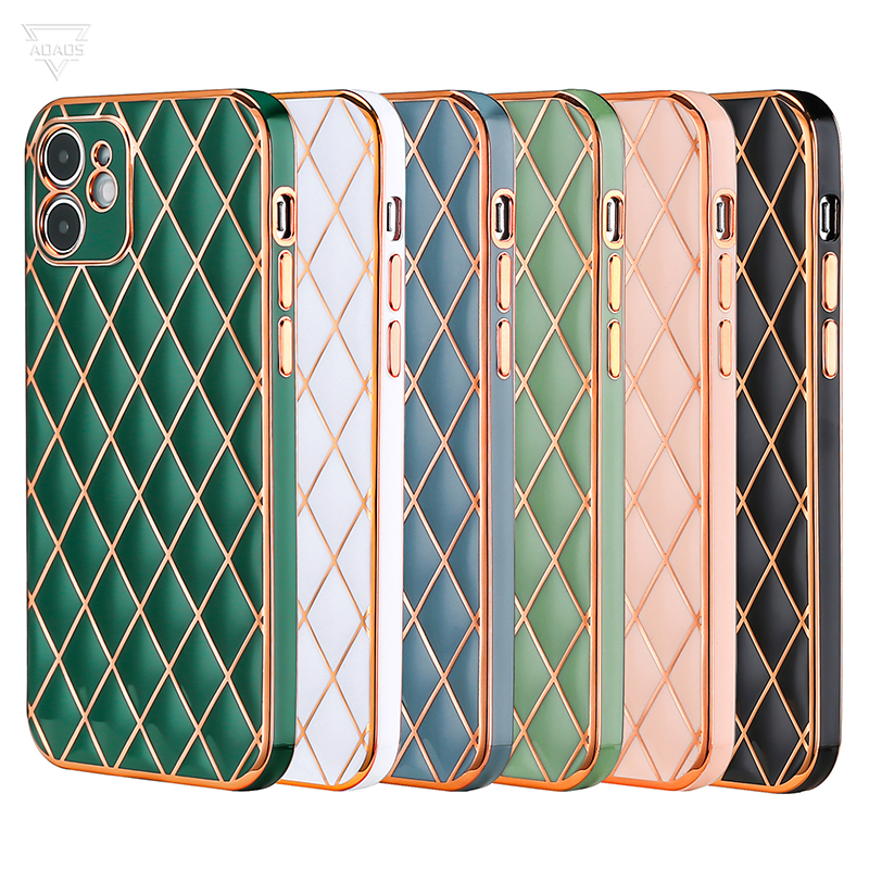 Lambskin 6D Electroplated Phone Cases Diamond lattice Full Lens Proction Soft TPU Case for iPhone14 13 12 11 Pro Max XR XS X 7 8 Plus, Pink
Lambskin 6D Electroplated Phone Cases Diamond lattice Full Lens Proction Soft TPU Case for iPhone14 13 12 11 Pro Max XR XS X 7 8 Plus, Pink