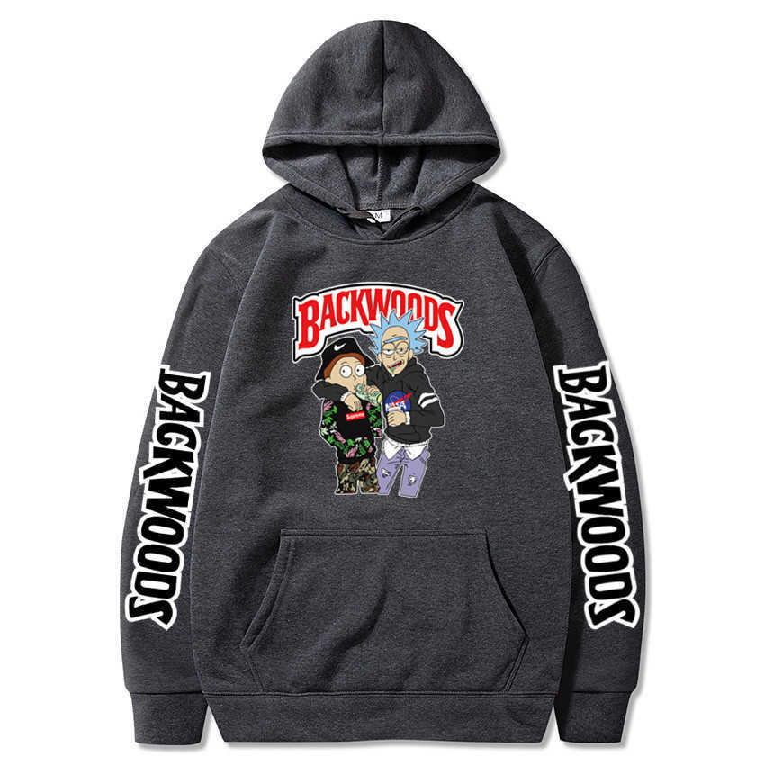 New Backwoods men's and women's printed pullover hoodie sportswear Korean style clothing casual and fun tops for boys and girls H0831