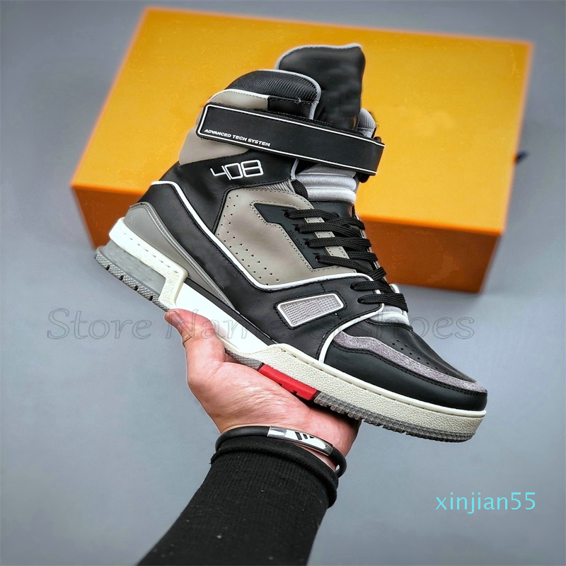 HighTop TRAINER Sneakers 408 508 Boots Mens Designer Transparent Leather Shoes Luxurys Brand Mans Trainers Runner Casual Shoe Rubber 11, Black
HighTop TRAINER Sneakers 408 508 Boots Mens Designer Transparent Leather Shoes Luxurys Brand Mans Trainers Runner Casual Shoe Rubber 11, Black
