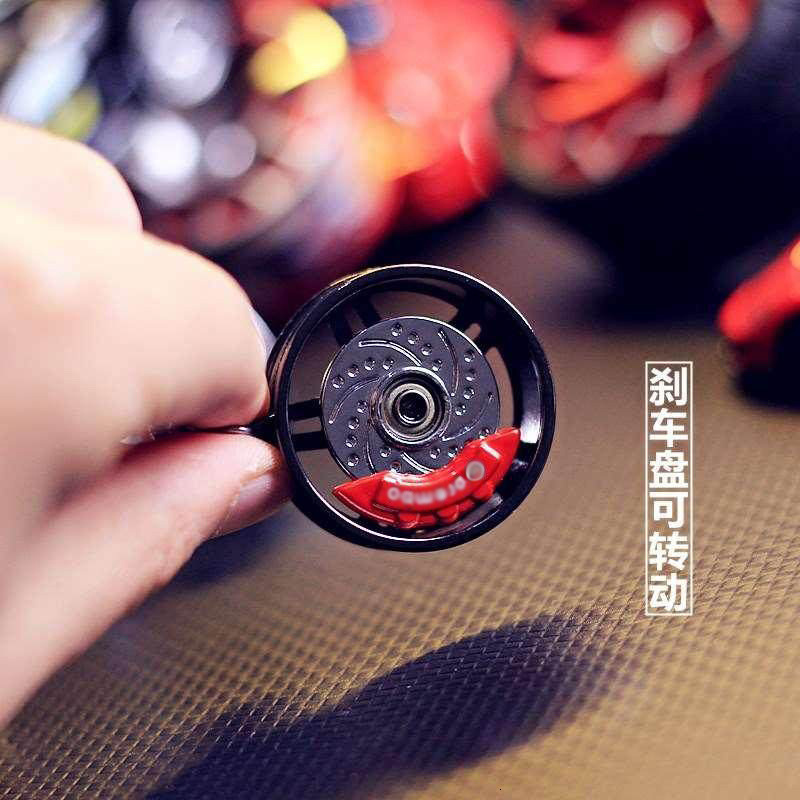 Creative Bbs Wheel Hub Brake Pad Key Chain Te37 High-end Metal Pendant