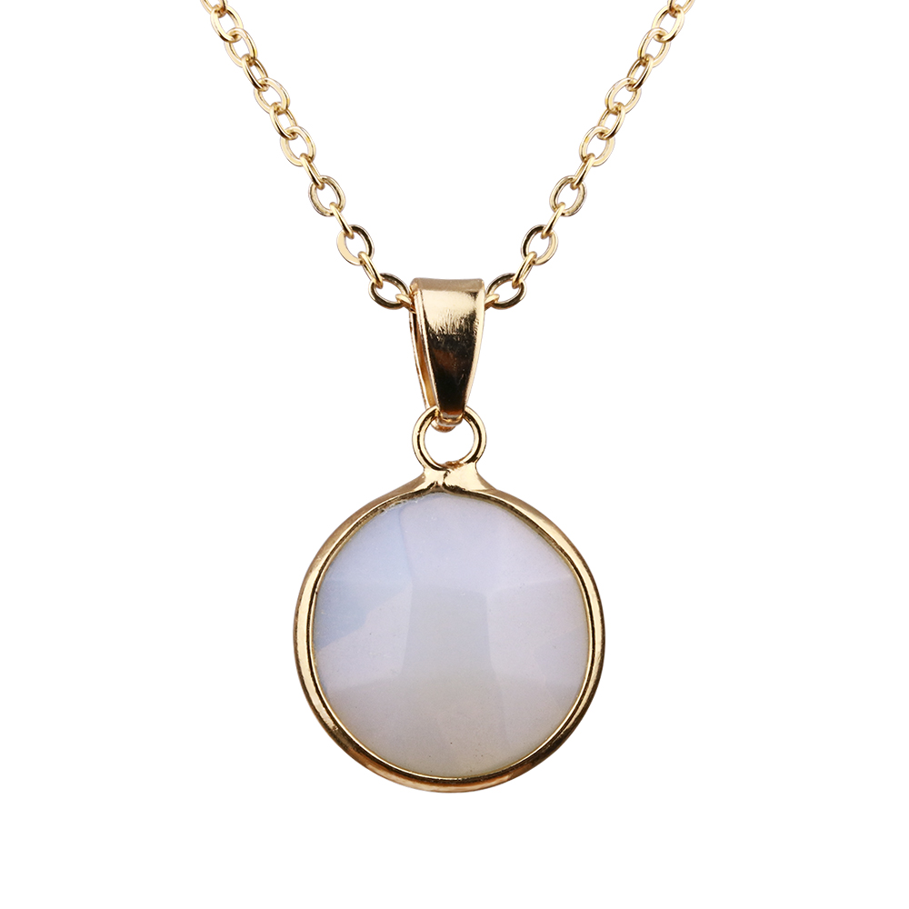 17mm Diameter Round Opal Copper Package Edge Pendant Necklace Fashion Necklace Women Jewelry
17mm Diameter Round Opal Copper Package Edge Pendant Necklace Fashion Necklace Women Jewelry
