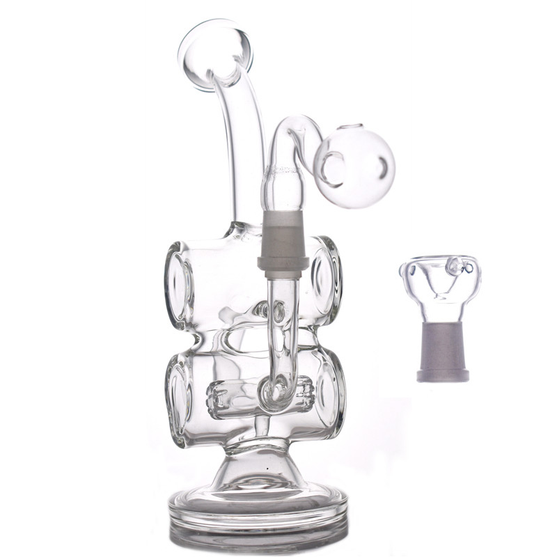Mini Dab Rigs smoking water pipe Recycler bong Double Barrel Percolator honeycomb bong With 14mm Joint glass oil burner pipe
Mini Dab Rigs smoking water pipe Recycler bong Double Barrel Percolator honeycomb bong With 14mm Joint glass oil burner pipe