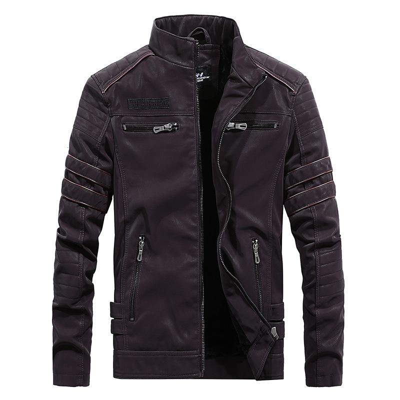 Men' Fur & Faux Fashion Winter Leather Jacket Men Stand Collar Motorcycle Washed Retro Velour European Size Mens Coats, Black
Men' Fur & Faux Fashion Winter Leather Jacket Men Stand Collar Motorcycle Washed Retro Velour European Size Mens Coats, Black