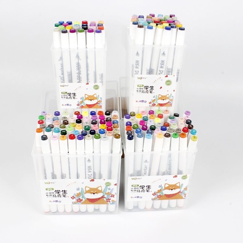 Double headed water-based set art student painting water-soluble pen animation marker 48 colors
Double headed water-based set art student painting water-soluble pen animation marker 48 colors