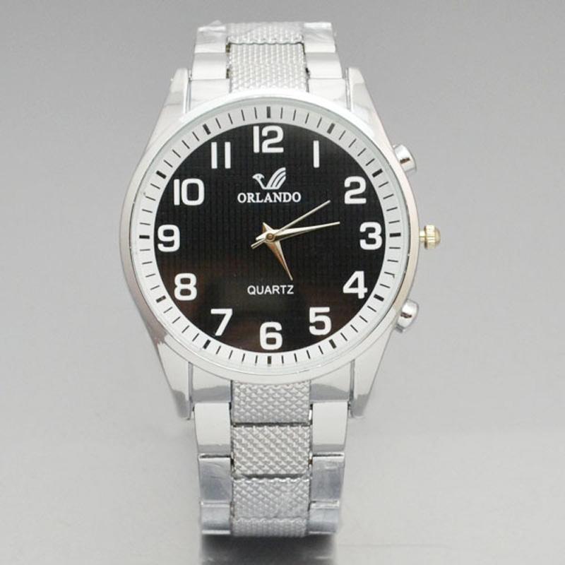 Wristwatches Orlando Watches Men Fashion Simple Wristwatch Stainless Steel Quartz Big Dial Horloge Heren Reloj Hombre, 1661010black
Wristwatches Orlando Watches Men Fashion Simple Wristwatch Stainless Steel Quartz Big Dial Horloge Heren Reloj Hombre, 1661010black