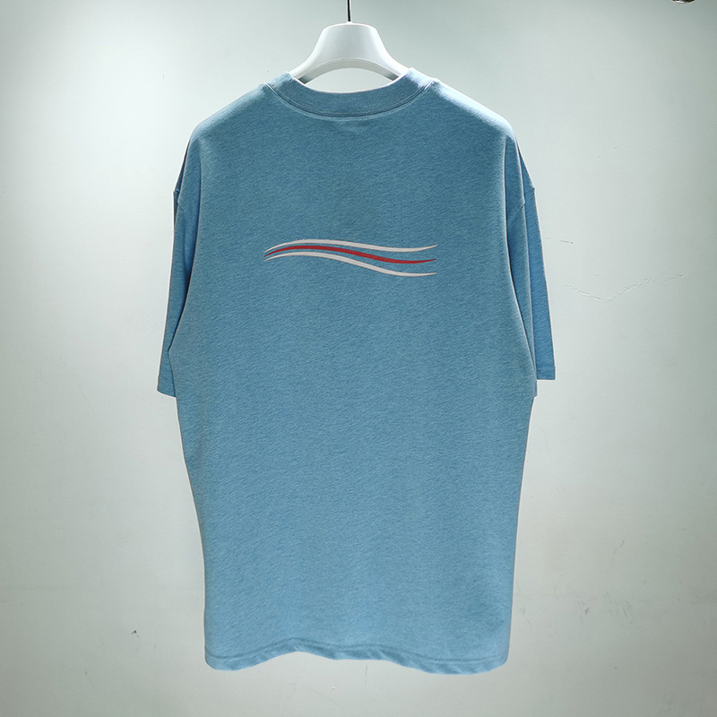 2021 Europe Spring Summer Wave Line t shirts Fashion Men Women Short Sleeve Tshirt Casual Streetwear Cotton Tee, Navy blue
2021 Europe Spring Summer Wave Line t shirts Fashion Men Women Short Sleeve Tshirt Casual Streetwear Cotton Tee, Navy blue