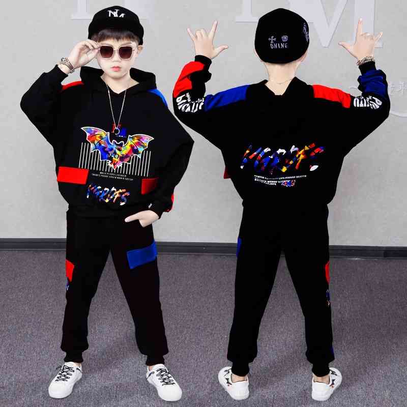 Children's wear suit autumn 2021 new middle-aged and old boys' Hoodie casual two-piece set Korean sportswear 
Children's wear suit autumn 2021 new middle-aged and old boys' Hoodie casual two-piece set Korean sportswear
