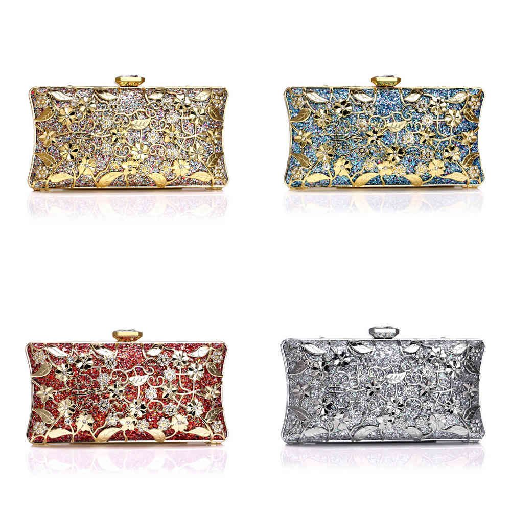 Crystal Rhinestone Clutch Purse Gold Bridal Evening Clutch Bag Luxury Wedding Famous Brand Crossbody Bag for Women ZD1194, Blue
Crystal Rhinestone Clutch Purse Gold Bridal Evening Clutch Bag Luxury Wedding Famous Brand Crossbody Bag for Women ZD1194, Blue