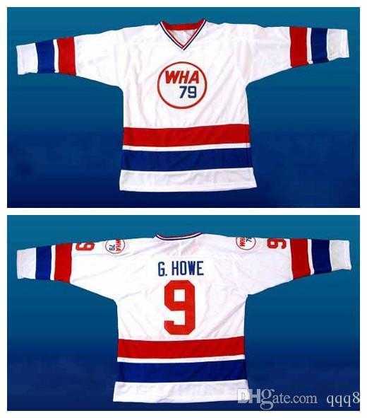 Vintage 1979 WHA All Star #9 Gordie Howe Jersey White 100% Stitching Custom Hockey Jerseys
Vintage 1979 WHA All Star #9 Gordie Howe Jersey White 100% Stitching Custom Hockey Jerseys