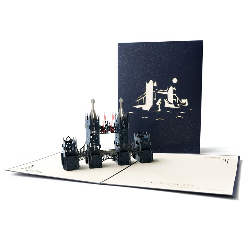 silhouettes paper carving london bridge 3d blessing three-dimensional greeting card hollow landscape small paper-cut postcard
silhouettes paper carving london bridge 3d blessing three-dimensional greeting card hollow landscape small paper-cut postcard