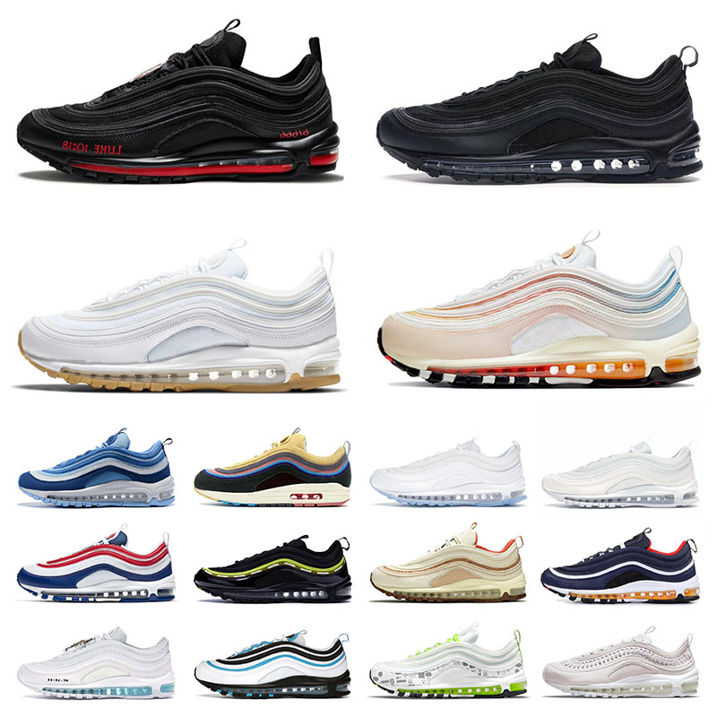 Wholesale Men Women 97s Running Shoes Sports Mschf Lil Nas x Satan INRI Jesus Cork South Beach Indigo Storm Trainers Woven Arrival Sneakers Laser Blue Gym Red, # the future 36-40
Wholesale Men Women 97s Running Shoes Sports Mschf Lil Nas x Satan INRI Jesus Cork South Beach Indigo Storm Trainers Woven Arrival Sneakers Laser Blue Gym Red, # the future 36-40