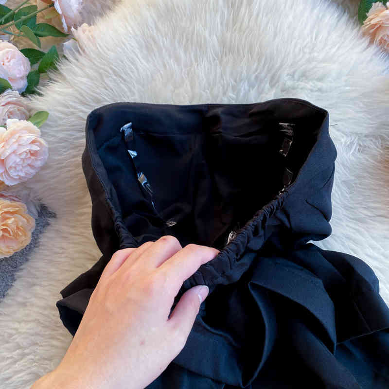 Nomikuma Spring Sexy Sleeveless Slash Neck Strapless Blouse Shirt Korean Slim Waist Ruffle Short Top New Blusas Mujer 6D903 210427